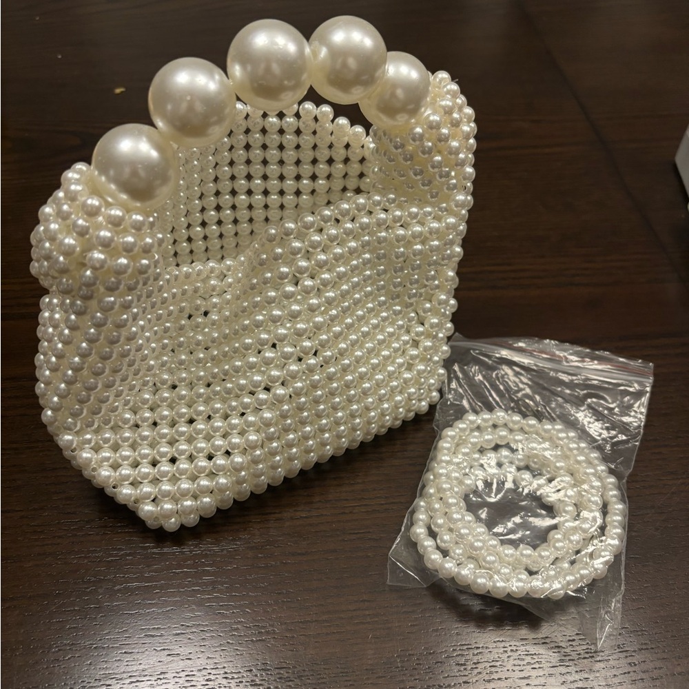 Pearl Bridal Mini Purse